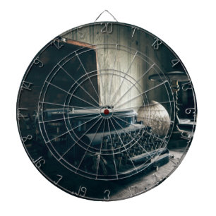 Antiek schrijfmachine Dartbord