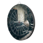 Antiek schrijfmachine Dartbord (Voorkant Rechts)