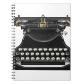 Antiek schrijfmachine notitieboek (Voorkant)