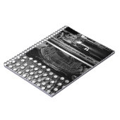 Antiek schrijfmachine notitieboek (Linkerzijde)