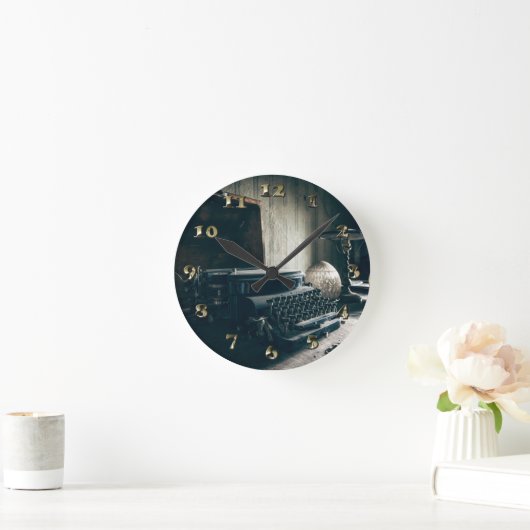Antiek schrijfmachine Ronde Klok (Huis)