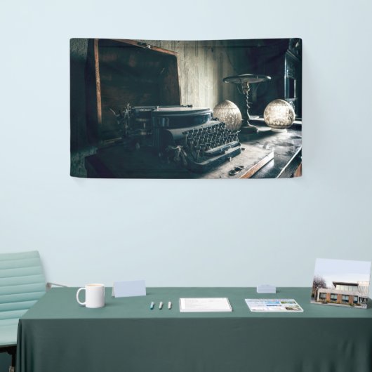  Antiek schrijfmachine Spandoek (Beurs)