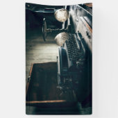  Antiek schrijfmachine Spandoek (Verticaal)