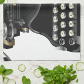 Antiek schrijfmachine theedoek (Gevouwen)