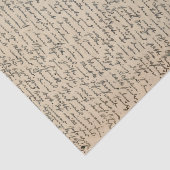 Antiek schrijfwoorden  verontwaardigd tissuepapier (Detail)