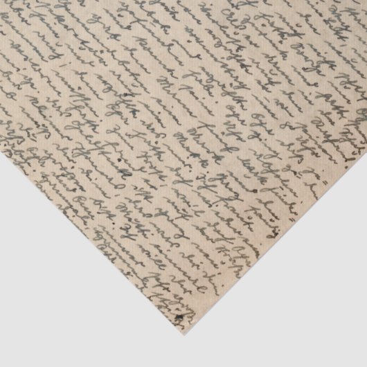 Antiek schrijfwoorden  verontwaardigd tissuepapier (Detail)