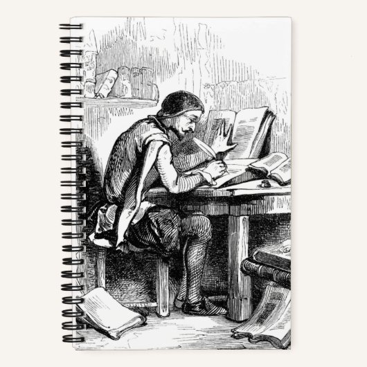 Antiek schrijver notitieboek (Voorkant)