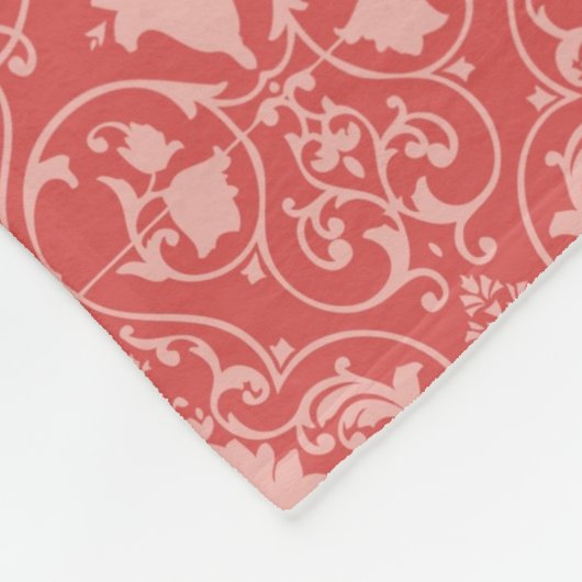 Antiek schuifbalkpapier 2 fleece deken (Hoek)