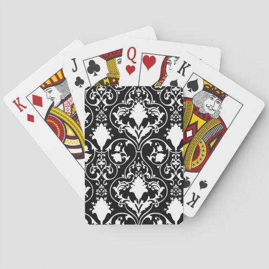Antiek schuifbalkpapier 2 pokerkaarten (Achterkant)