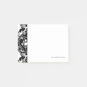 Antiek schuifbalkpapier 2 post-it® notes (Voorkant)