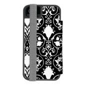 Antiek schuifbalpapier incipio iPhone portemonnee hoesje (Agenda Achterkant)