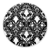 Antiek schuifbalpapier keramische knop (Voorkant)