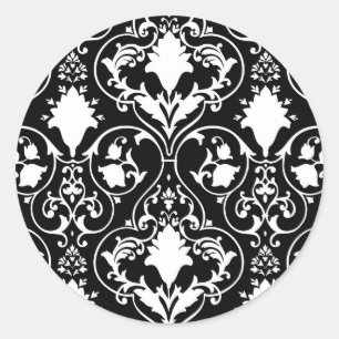 Antiek schuifbalpapier ronde sticker