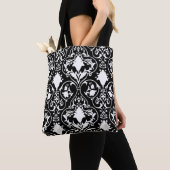 Antiek schuifbalpapier tote bag (Dichtbij)