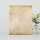 Antiek schuifpatroon Letterhead Stationery (Staand voorkant)