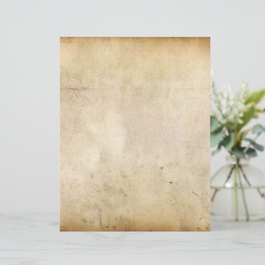 Antiek schuifpatroon Letterhead Stationery (Staand voorkant)