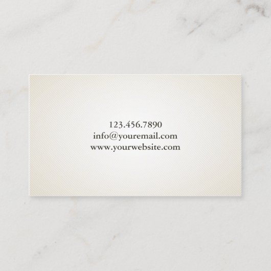 Antiek Scissor Hair Stylist Visitekaartje (Achterkant)