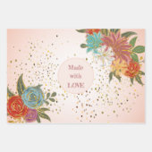 Antiek script botanisch Inpakpapier Vel (Voorkant 3)