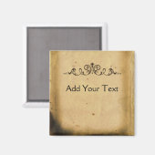 Antiek scroll magneet (Voorkant / Achterkant)