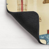 Antiek  Seamstress Design Mousepad Muismat (Hoek)