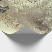  Antiek Sepia Beige Black — Muziek Cadeaupapier (Hoek)