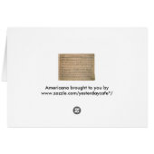 Antiek Sheet Music, Song of the Old Man, 1822 (Achterkant Horizontaal)