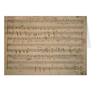 Antiek Sheet Music, Song of the Old Man, 1822