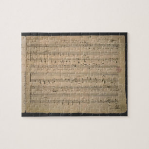 Antiek Sheet Music, Song of the Old Man, 1822 Legpuzzel