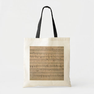 Antiek Sheet Music, Song of the Old Man, 1822 Tote Bag