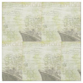 Antiek-Ship Cotton Fabric Stof (Swatch)