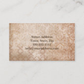 Antiek Shop Classic Lijst Visitekaartje (Achterkant)