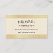 Antiek Shop  Parijse parfumlabel Visitekaartje (Achterkant)