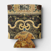 Antiek sierlijke Italiaans edelsteenpatroon Blikjeskoeler (Achterkant)