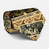 Antiek sierlijke Italiaans edelsteenpatroon Stropdas (Opgerold)