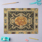 Antiek sierlijke Italiaans edelsteenpatroon Tissuepapier (Craft)