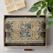 Antiek sierlijke Italiaans edelsteenpatroon Tissuepapier (Geschenk)