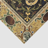 Antiek sierlijke Italiaans edelsteenpatroon Tissuepapier (Detail)