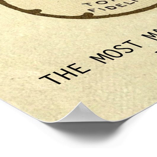  Antiek sierstenen  afdrukken Poster (Hoek)