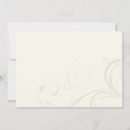 Antiek Silver Gold Celtic Knot Wedding Uitnodiging (Achterkant)