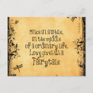  Antiek Sinaasappel met Love Quote Briefkaart