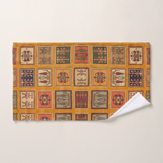 Antiek Sinaasappel Terracotta Kilim Turks Bad Handdoek (Handdoek)
