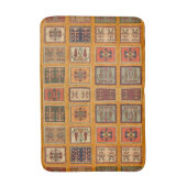 Antiek  Sinaasappel Terracotta Kilim Turks Badmat (Voorkant Verticaal)