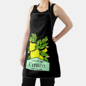 Antiek Sirop de Citron Lemons Adverteren Poster Schort (Insitu)