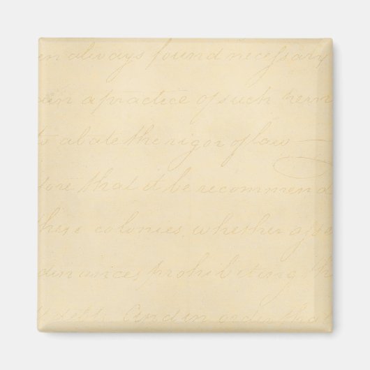  Antiek Sjabloon van de Tekst van het Gebied Blank Magneet (Voorkant)