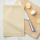 Antiek Sjabloon van de Tekst van het Gebied Blank Theedoek (Quarter Fold)