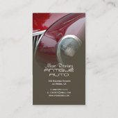 Antiek sjabloon voor automatisch herstel visitekaartje (Achterkant)