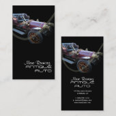 Antiek sjabloon voor automatisch herstel visitekaartje (Voorkant / Achterkant)