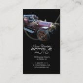 Antiek sjabloon voor automatisch herstel visitekaartje (Achterkant)