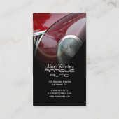 Antiek sjabloon voor automatisch herstel visitekaartje (Achterkant)