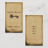 Antiek Skelet Zeer belangrijk Visitekaartje (Voorkant / Achterkant)